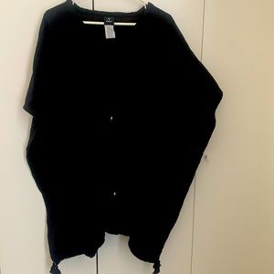 cover up caftan one size with waist adjustable drawstring tassel